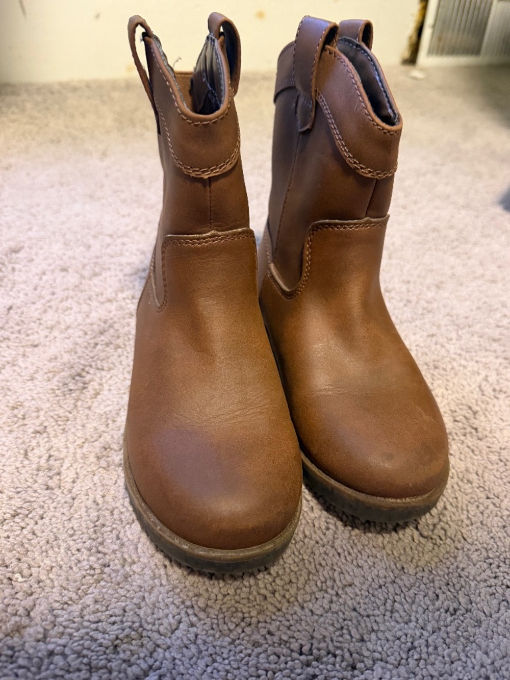Cat and Jack Toddler Size 11 Brown Cowboy Western Boots - Unisex